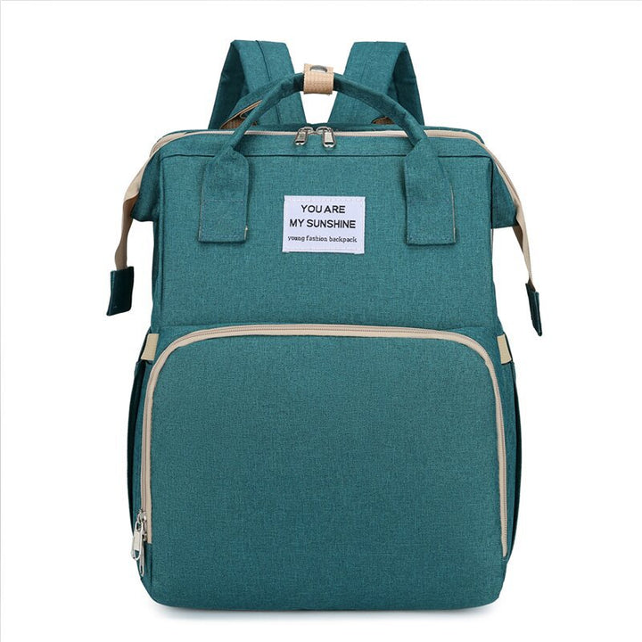 Baby-Windelrucksack mit integriertem Babybett