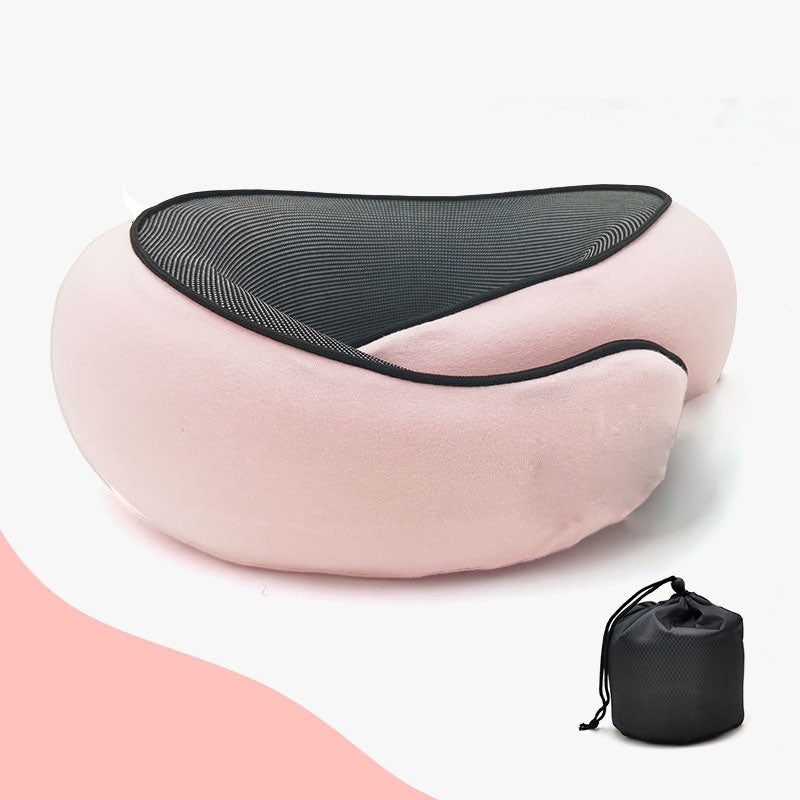 Memory Foam Nackenkissen mit 360° Support – Kompakt & Reisebereit