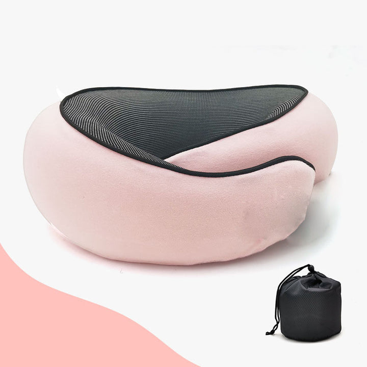 Memory Foam Nackenkissen mit 360° Support – Kompakt & Reisebereit
