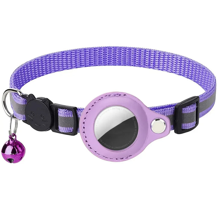 Reflektierendes Katzenhalsband mit Apple AirTag-Halter – Sicherheit & Tracking