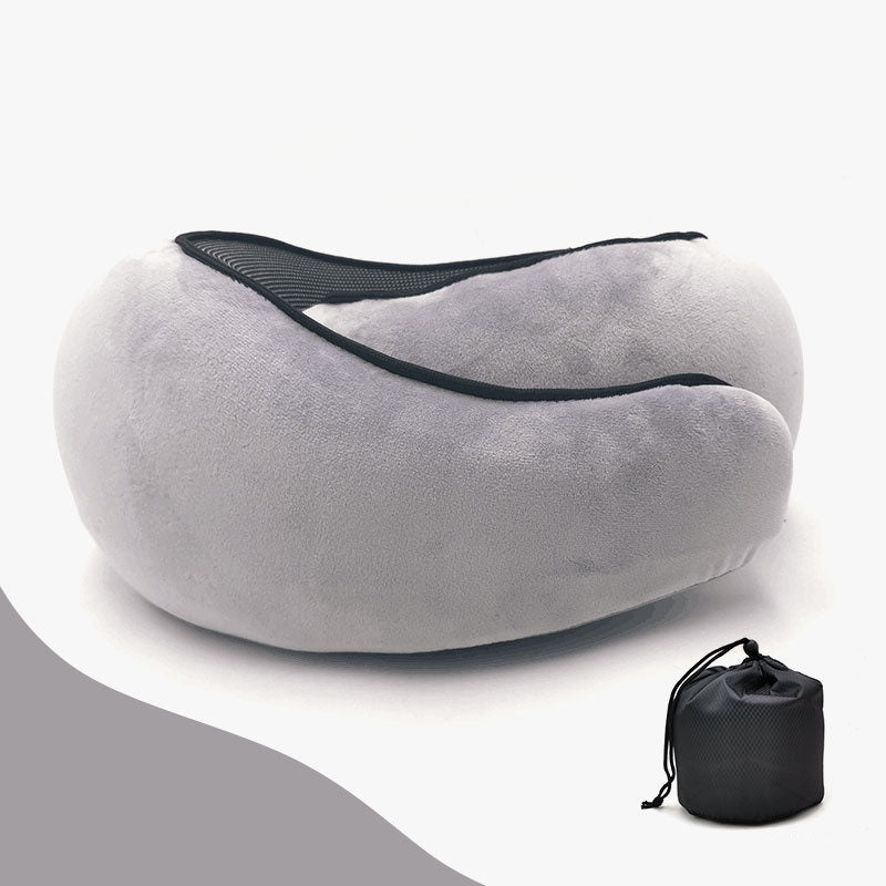 Memory Foam Nackenkissen mit 360° Support – Kompakt & Reisebereit