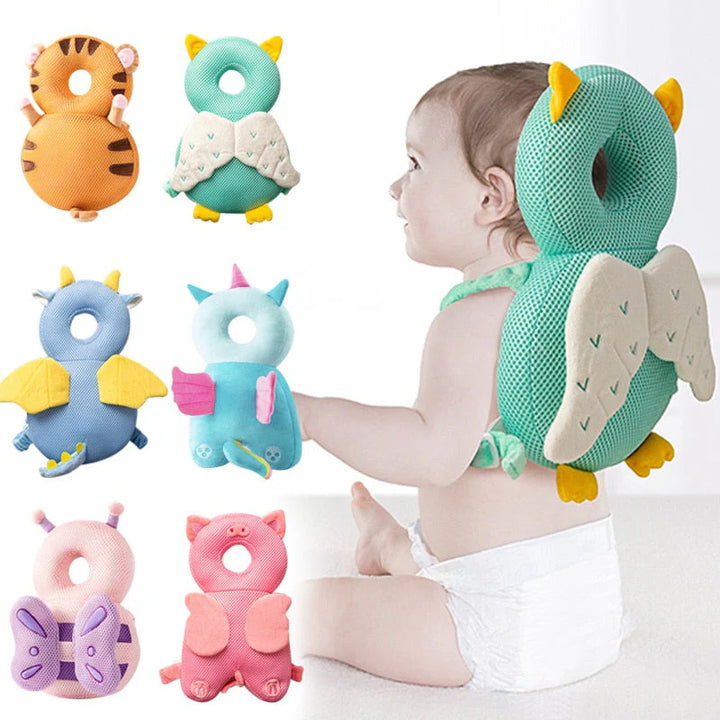 Babykopf - Schutzkissen in Tierform