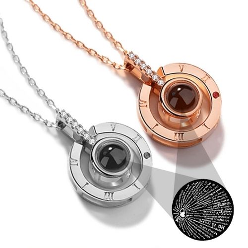 „I Love You“ Halskette mit Projektion