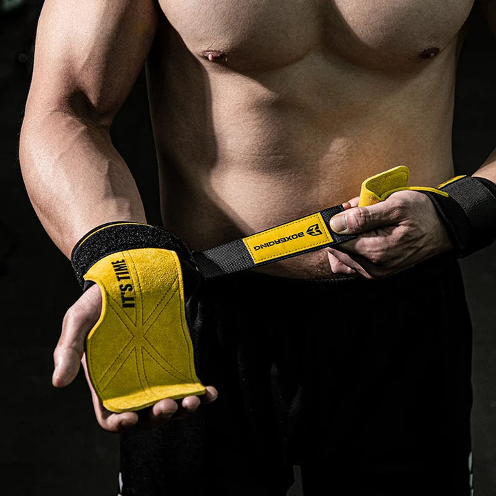 Grip Pads fürs Krafttraining aus Leder – Handflächenschutz