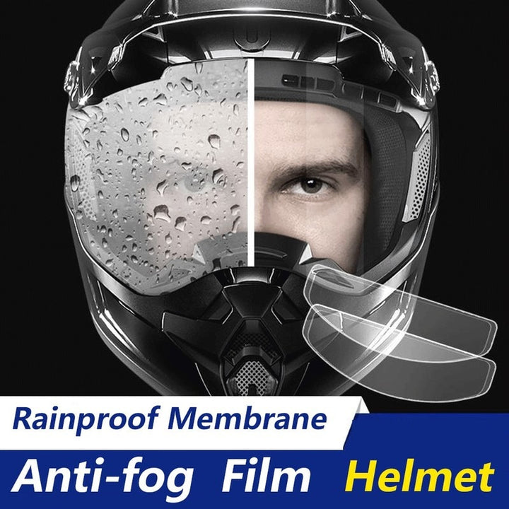 Antibeschlagfolie und Regenschutzfolie für Motorradhelme