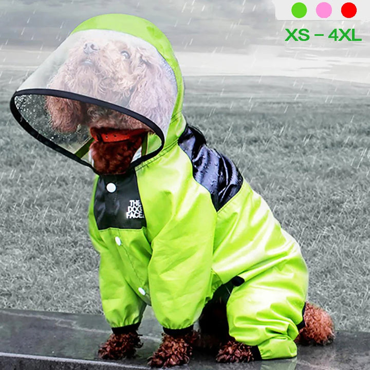 Regenmantel für Hunde - Der Dog Face