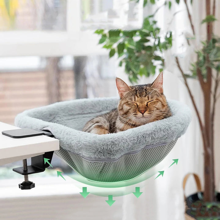 DeskNest™ Katzen-Liege für den Schreibtisch