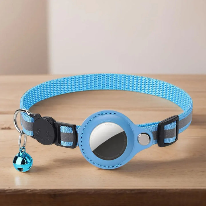 Reflektierendes Katzenhalsband mit Apple AirTag-Halter – Sicherheit & Tracking