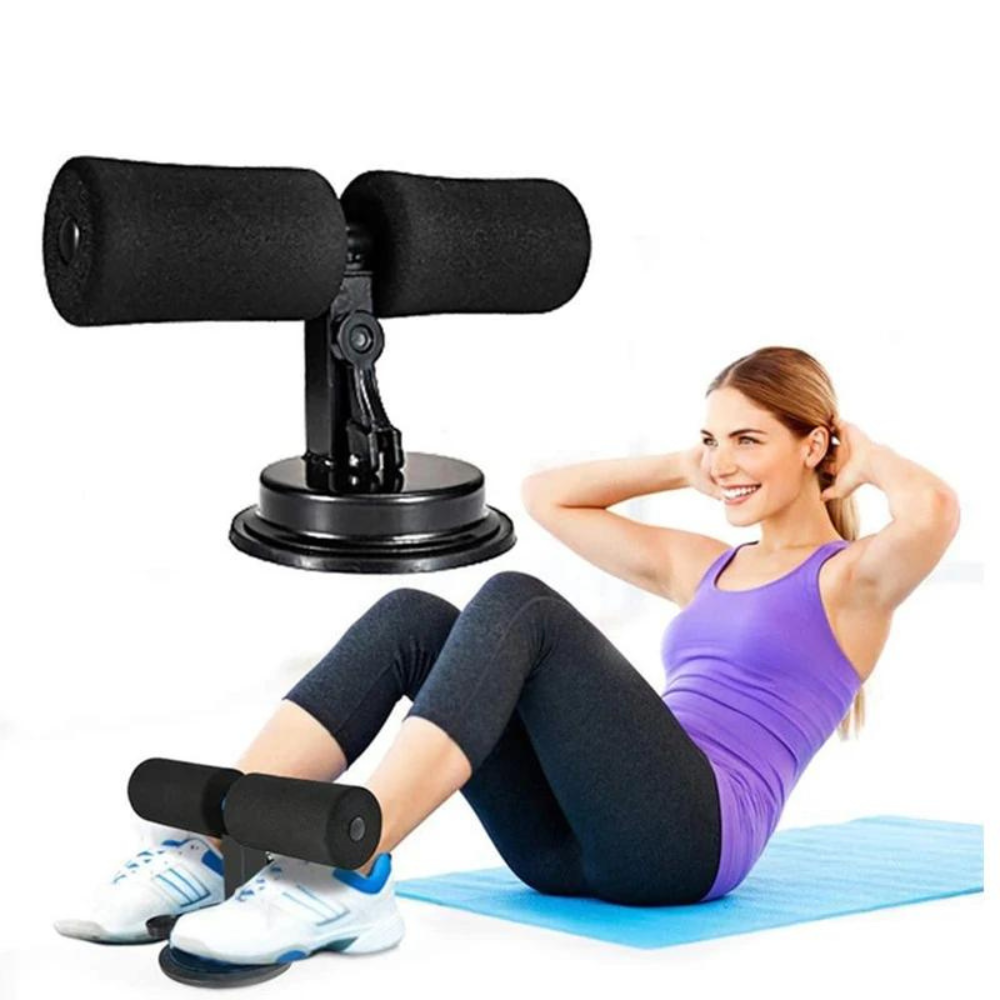 Sit-Up Trainingshilfe mit Saugbasis für Zuhause
