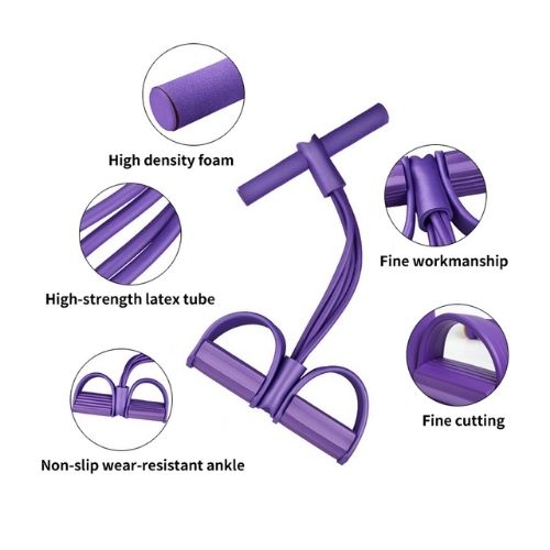 Widerstandsband mit Pedalen