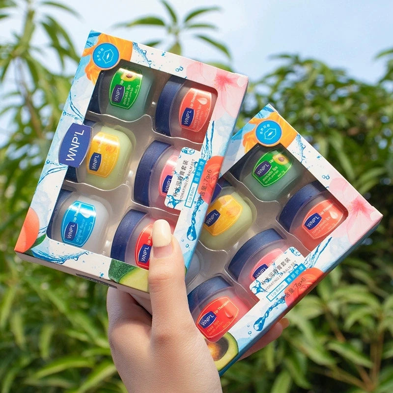 Pflegendes Lippenbalsam-Set mit Pflanzenölen