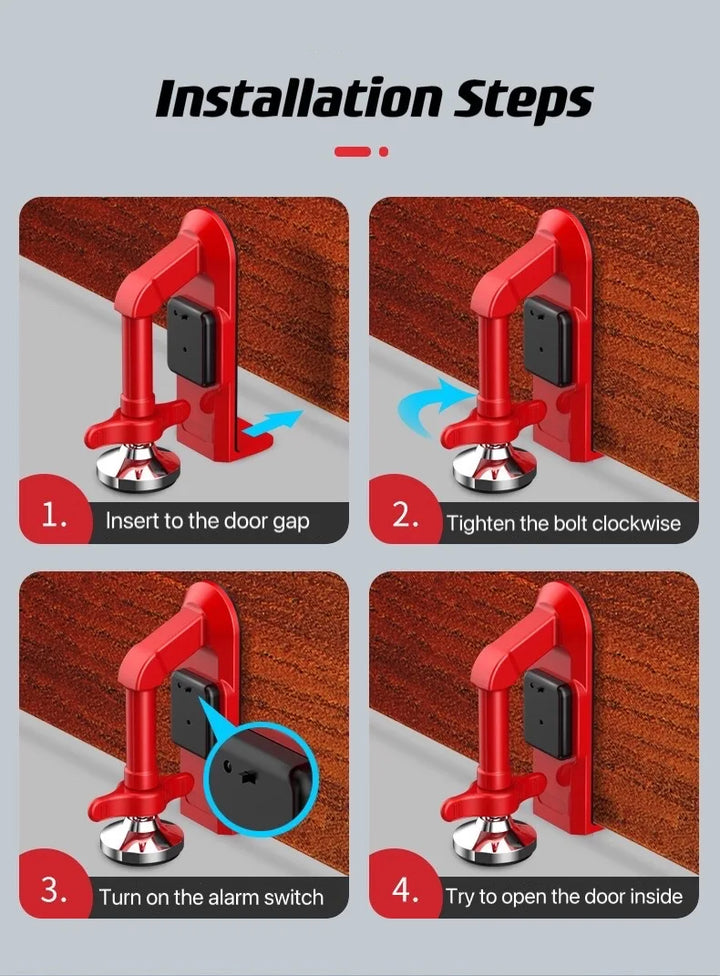 Türstopper Alarmsystem für Zuhause und Hotels