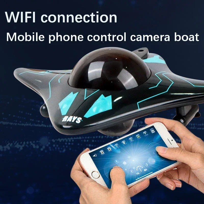 RC-U-Boot mit integrierter Kamera & App-Steuerung