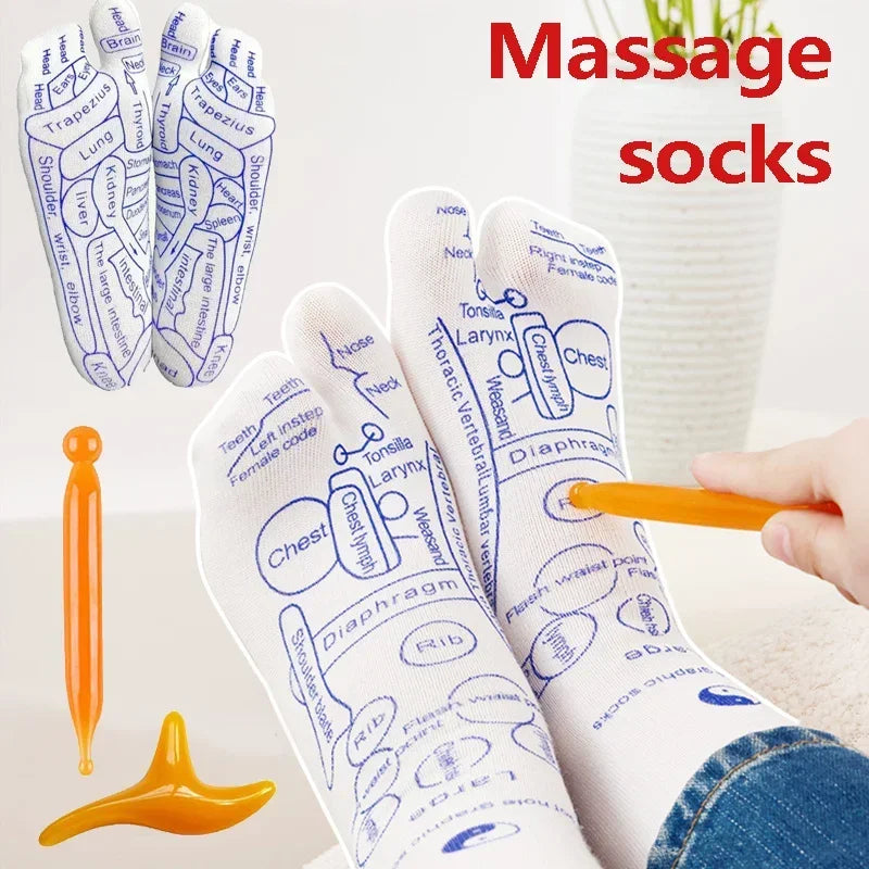Reflexzonen-Massage-Socken