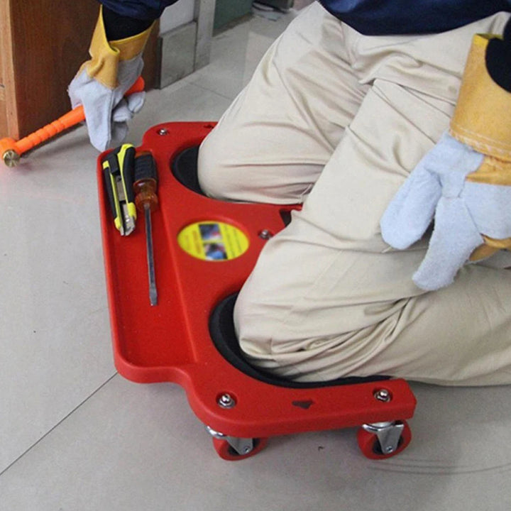 Rollende Knieschoner mit Rädern