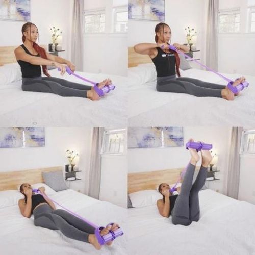 Widerstandsband mit Pedalen