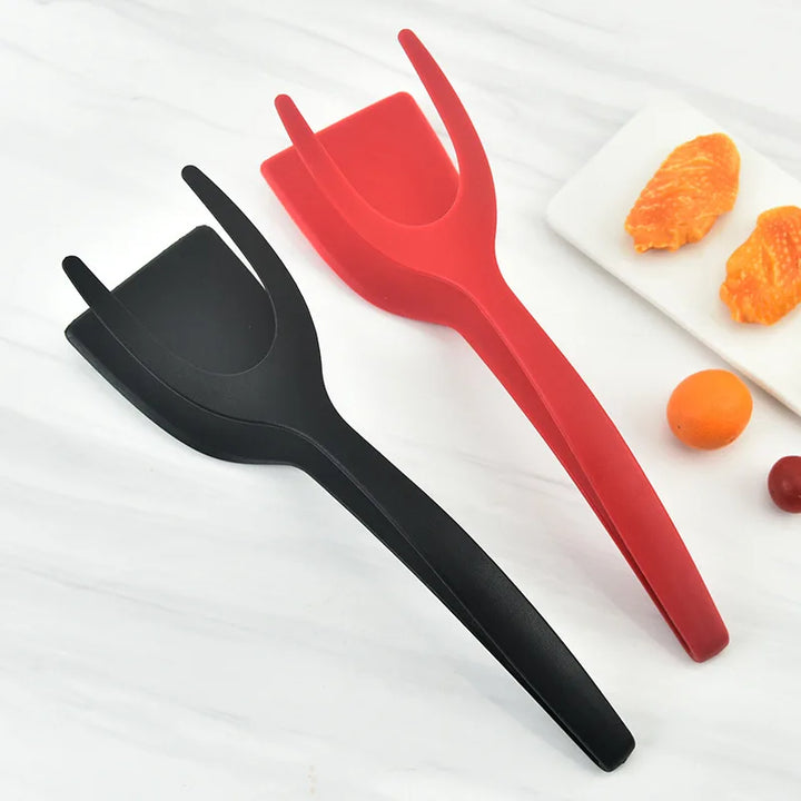 2-in-1 Spatelzange für Eier