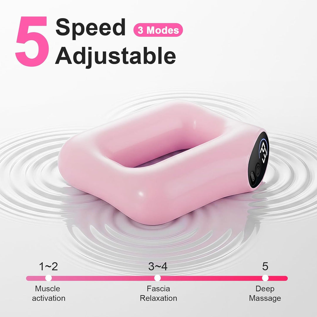 Elektrischer Faszien Ring mit Vibration – Hands-Free Massagegerät