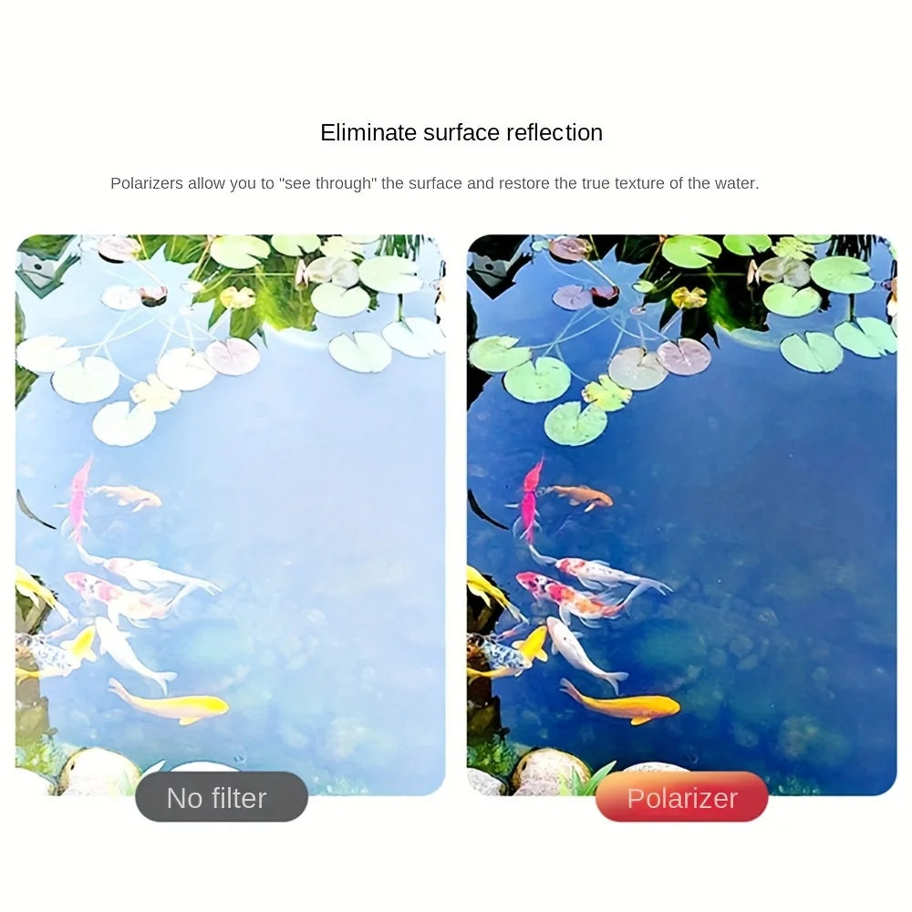 52 mm Clip-On CPL Handy-Objektivfilter