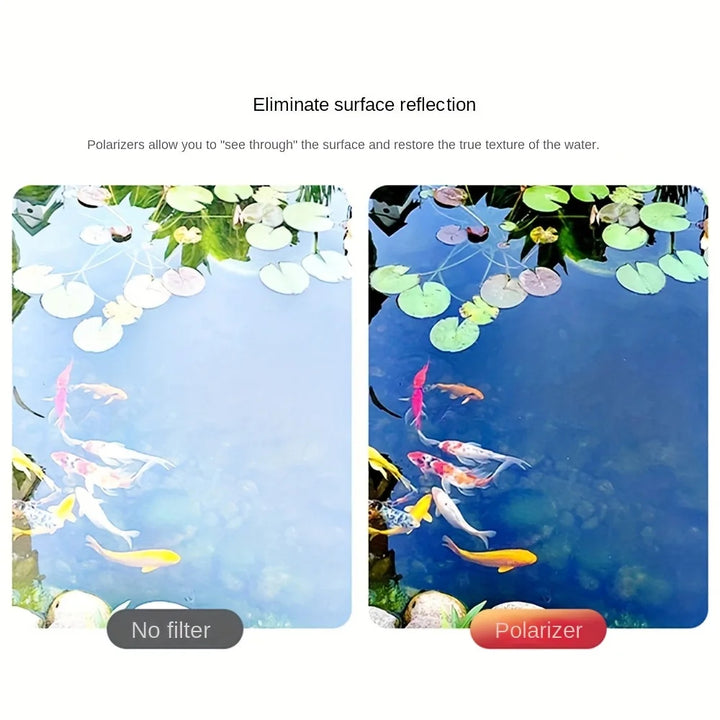 52 mm Clip-On CPL Handy-Objektivfilter