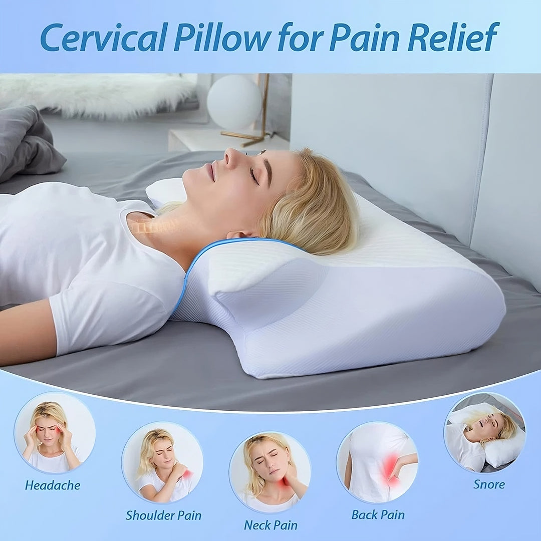 Ergonomisches Memory-Foam Nackenkissen