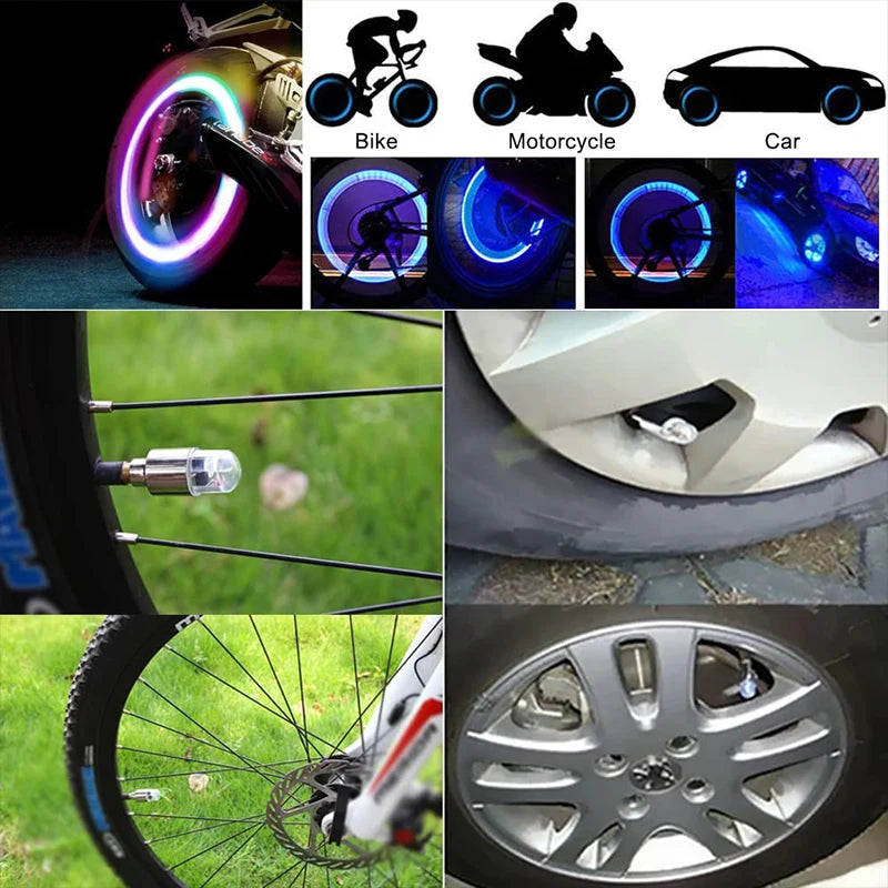 LED-Ventilkappen (4er-Set)