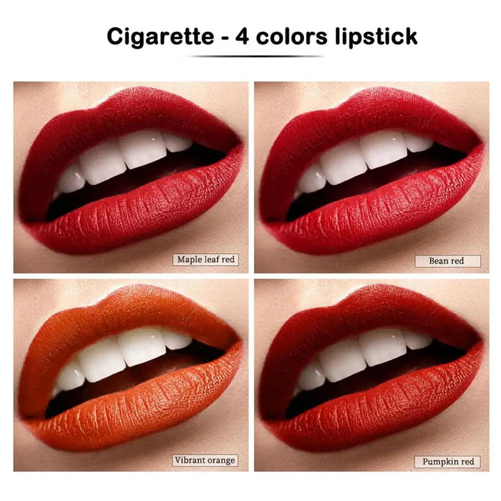 4-teiliges Lippenstift-Set im Etui – Matte Farben