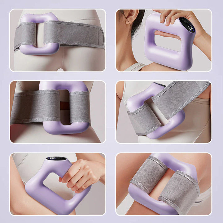 Elektrischer Faszien Ring mit Vibration – Hands-Free Massagegerät