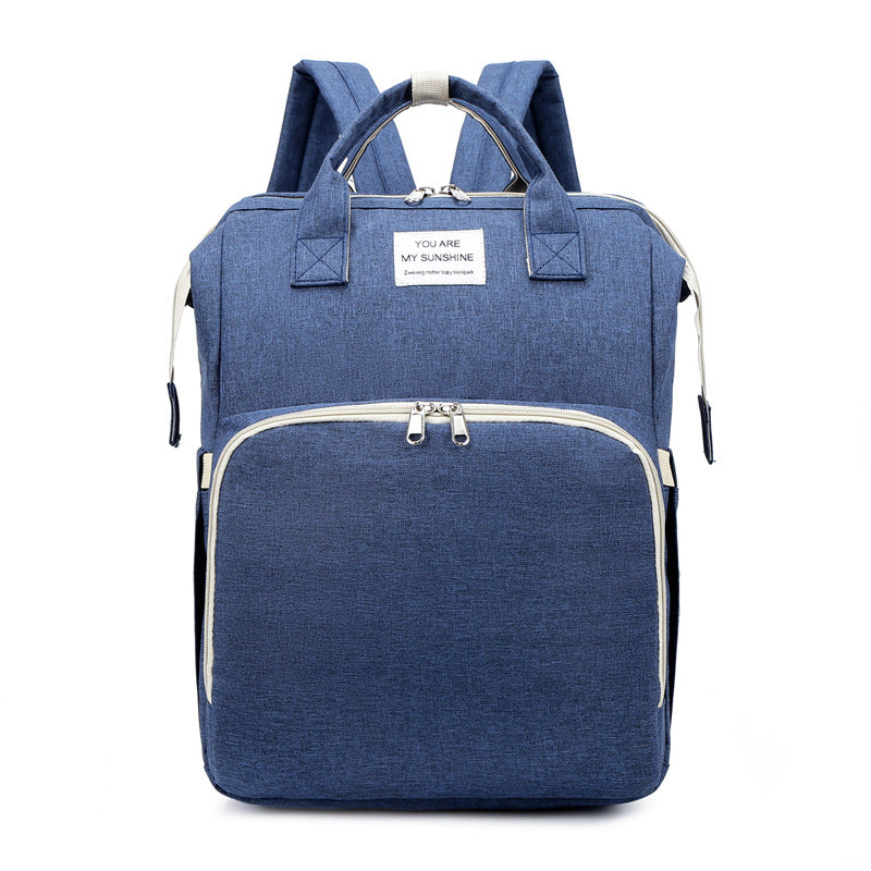 Baby-Windelrucksack mit integriertem Babybett