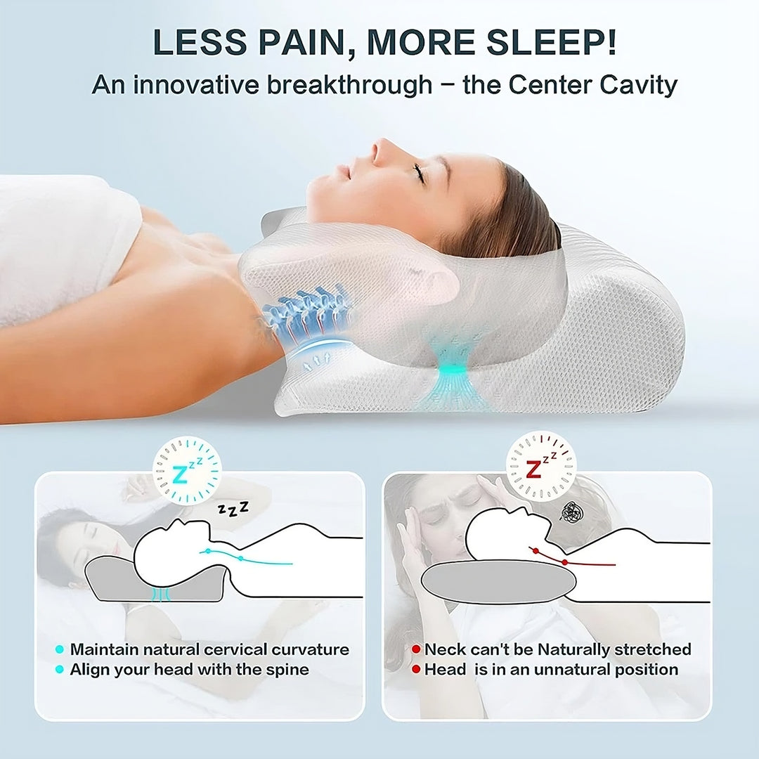 Ergonomisches Memory-Foam Nackenkissen