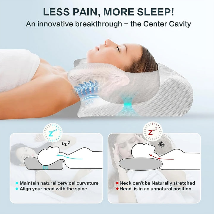 Ergonomisches Memory-Foam Nackenkissen