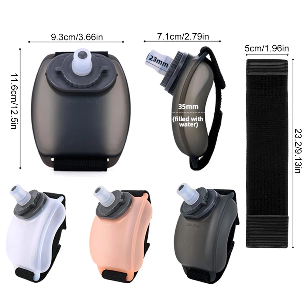 Sport-Wasserflasche fürs Handgelenk