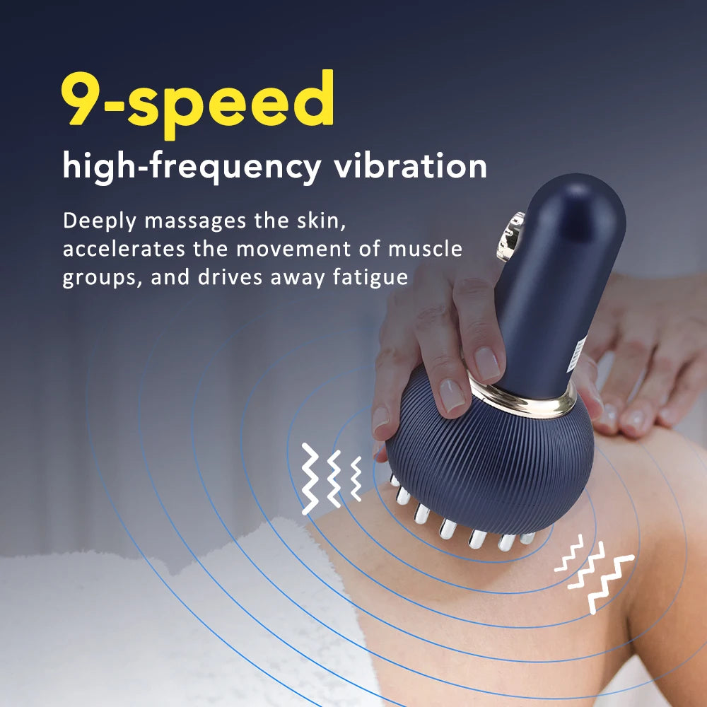 Elektrischer Gua Sha Massagekopf mit Wärme & Vibration