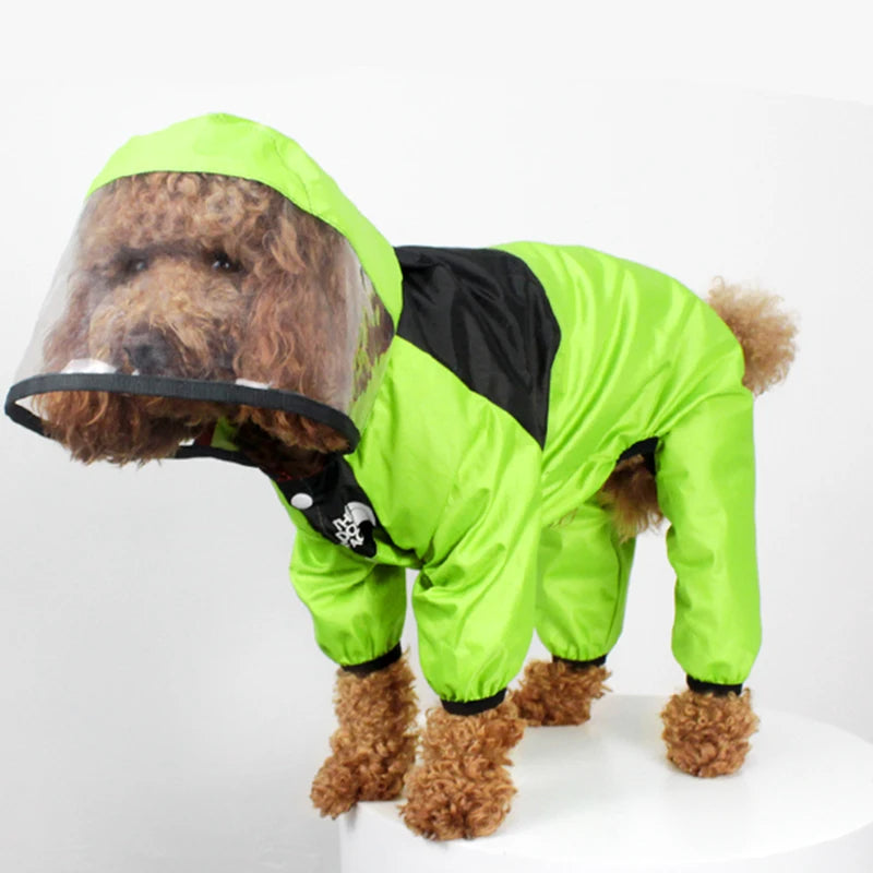 Regenmantel für Hunde - Der Dog Face