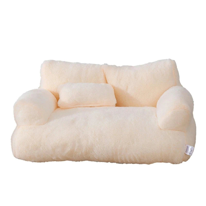 Luxuriöses Katzenbett aus Plüsch
