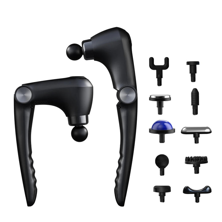 Faszien Massage Gun mit Verlängerungsgriff & 10 Aufsätzen