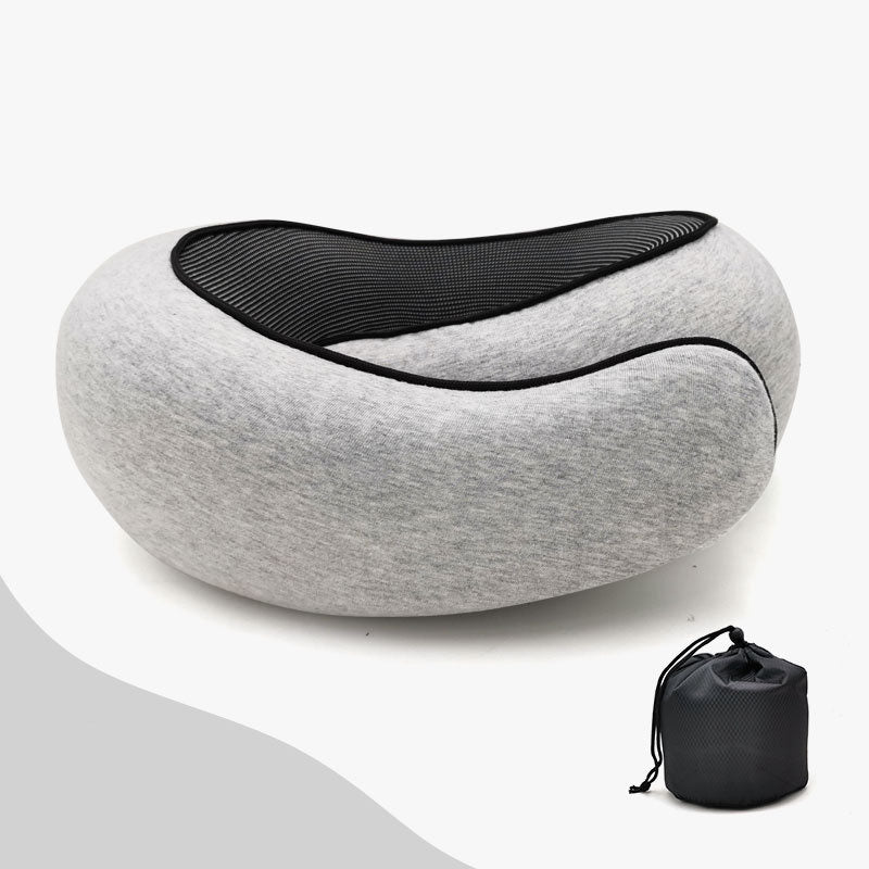 Memory Foam Nackenkissen mit 360° Support – Kompakt & Reisebereit