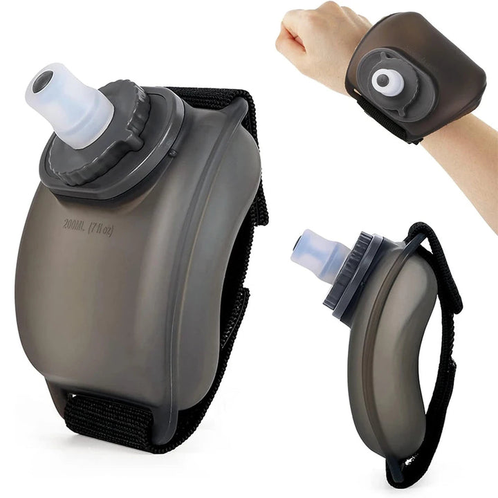 Sport-Wasserflasche fürs Handgelenk