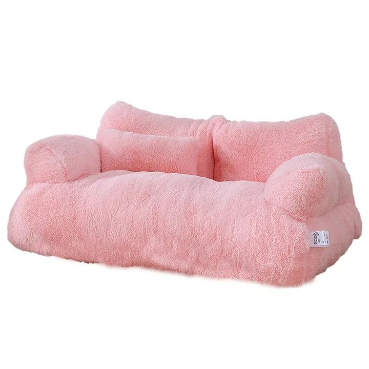 Luxuriöses Katzenbett aus Plüsch