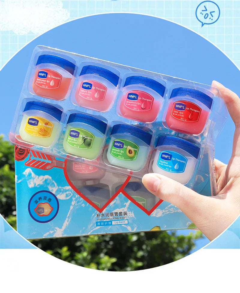 Pflegendes Lippenbalsam-Set mit Pflanzenölen