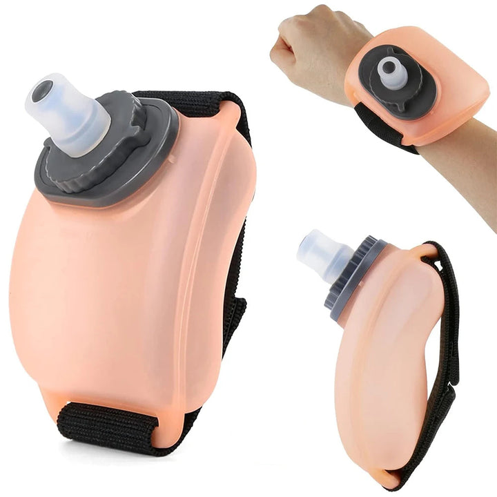 Sport-Wasserflasche fürs Handgelenk