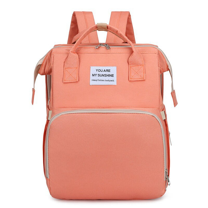 Baby-Windelrucksack mit integriertem Babybett