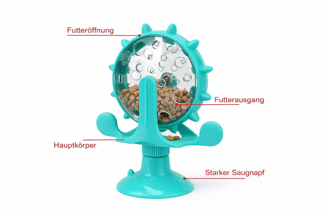 Interaktives Futterrad – Beschäftigungsspielzeug