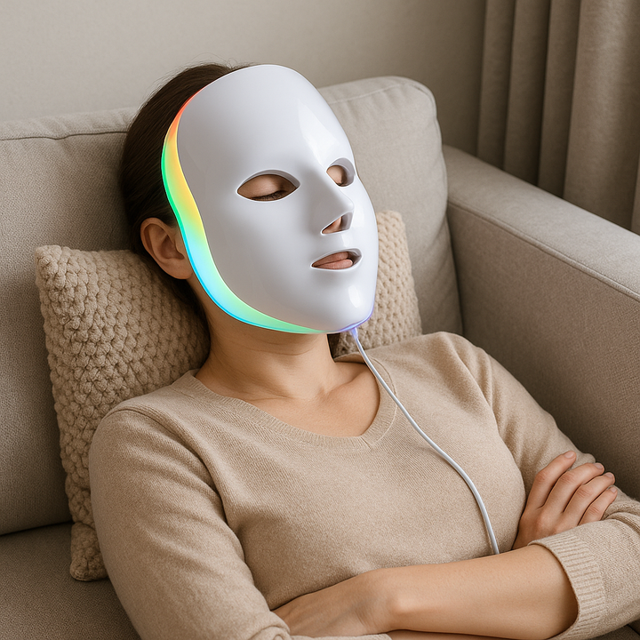 LED Lichttherapie Maske